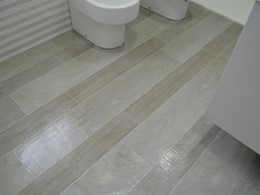 Plaqueta porcelánica tipo tarima  